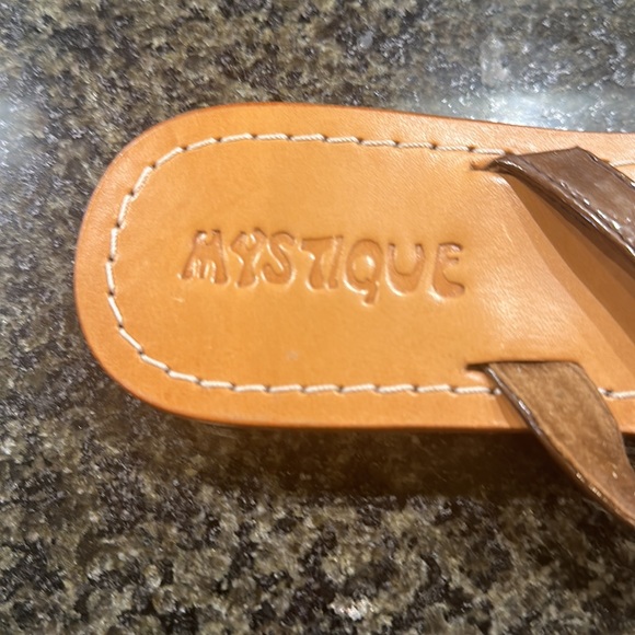 Mystique Turquoise and Gold Sandal - Picture 2 of 6